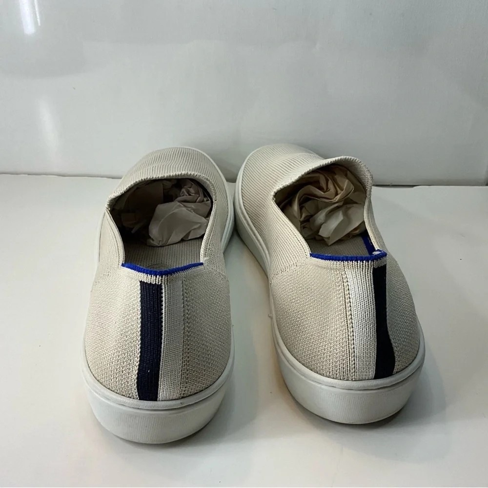 Rothys Casual Cream Slip-On Sneakers 8.5 - Picture 3 of 11